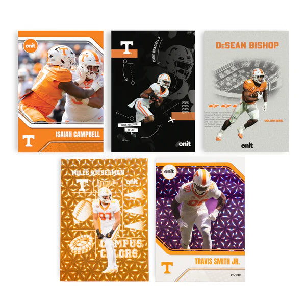 University of Tennessee Football 2025 Trading Cards - Single Pack image 2