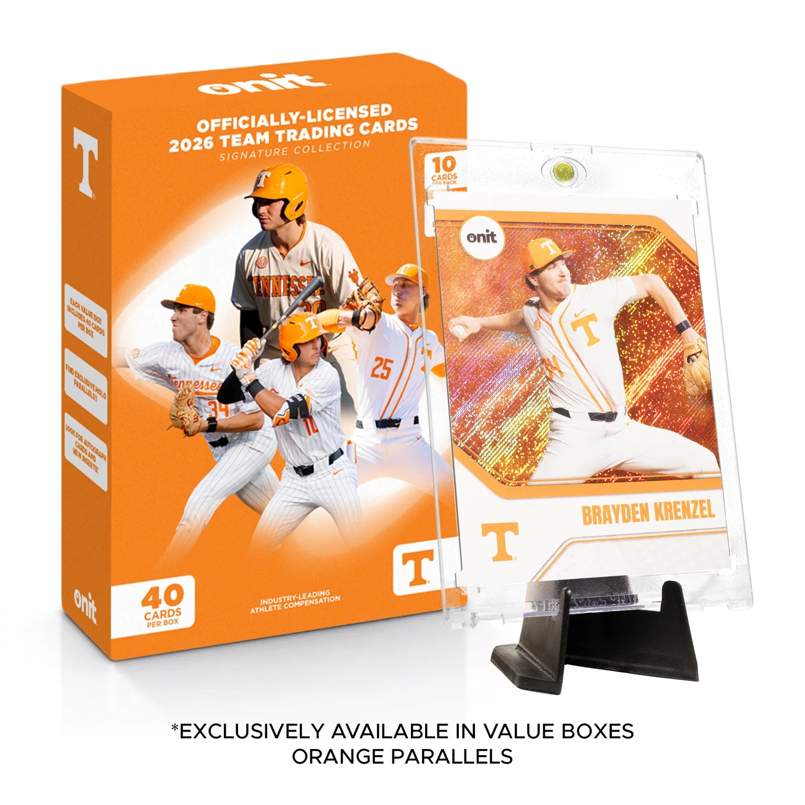 University of Tennessee Baseball 2026 Trading Cards - Value Box
