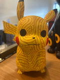 Woodgrain Pikachu Collectible Figure