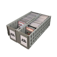 Graded Card Bin - 2 Row - Grey image 0