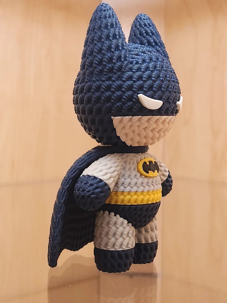 3D Printed Knitted Batman Inspired Figure 5" image 3