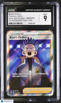2023 Pokemon Black Star Promos Boss's Orders Cyrus Coll. CGC 9 #SWSH251