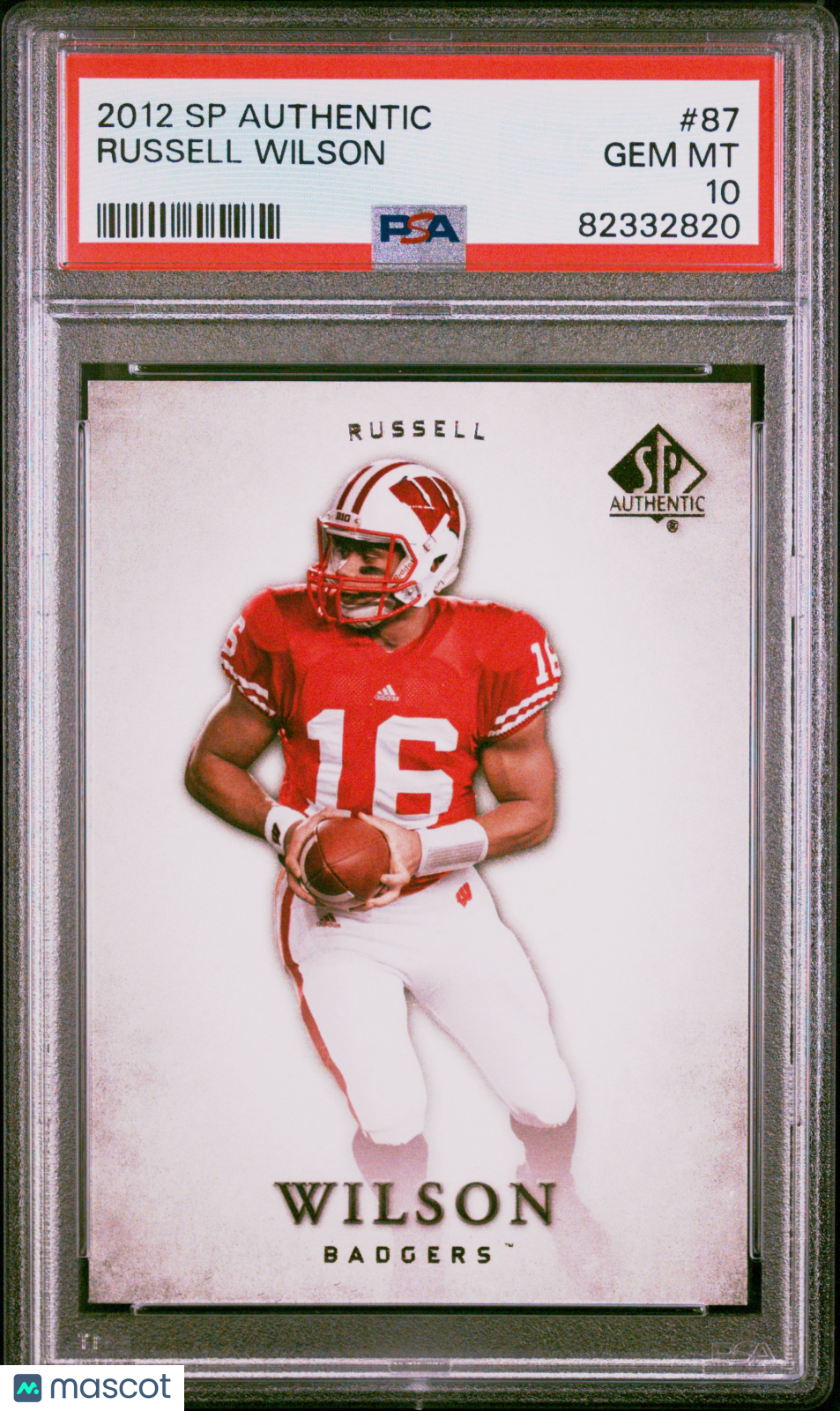 2012 SP Authentic Russell Wilson #87 PSA 10