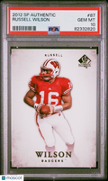2012 SP Authentic Russell Wilson #87 PSA 10