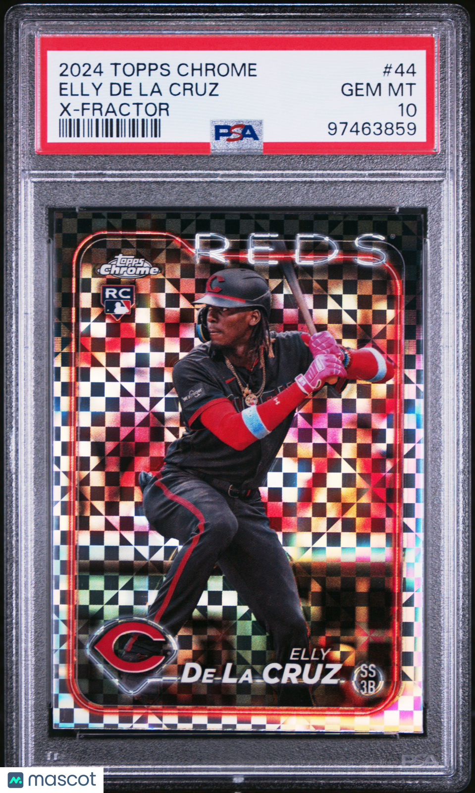 2024 Topps Chrome Elly De La Cruz #44 X Fractor PSA 10