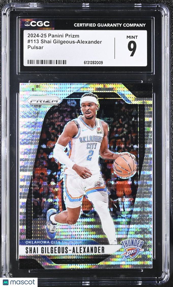 2024-25 Panini Prizm Shai Gilgeous-Alexander #113 Pulsar CGC 9