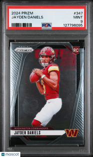 2024 Panini Prizm Jayden Daniels #347 PSA 9