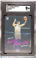 2018 Panini Chronicles Luka Doncic #166 Luminance Pink SGC 9