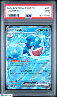 2024 Pokemon TWM EN-Twilight Masquerade Palafin EX PSA 9 #061