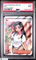 2025 Pokemon Pre EN-Prismatic Evolutions Eri Ultra Rare PSA 9 #136