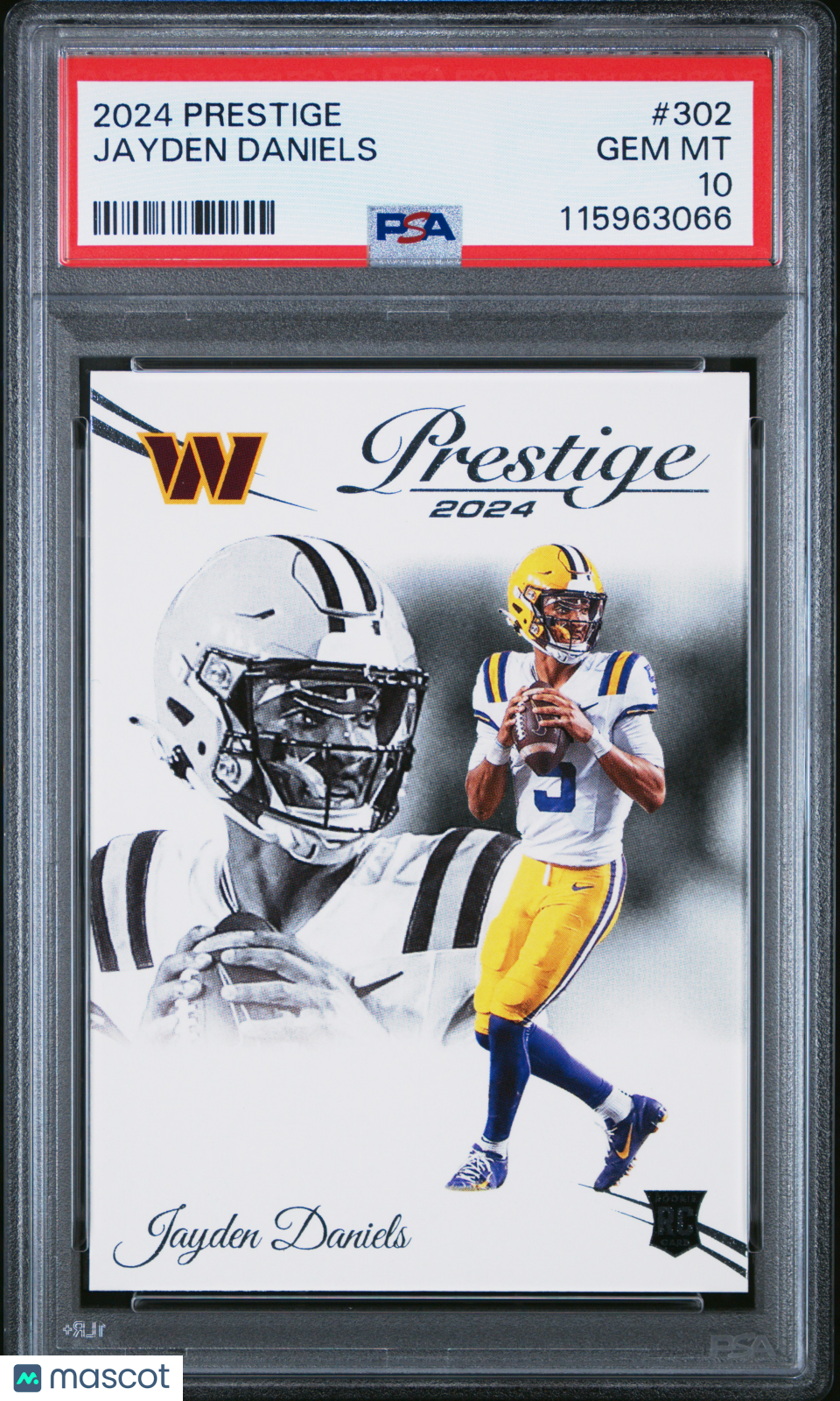 2024 Panini Prestige Jayden Daniels #302 PSA 10