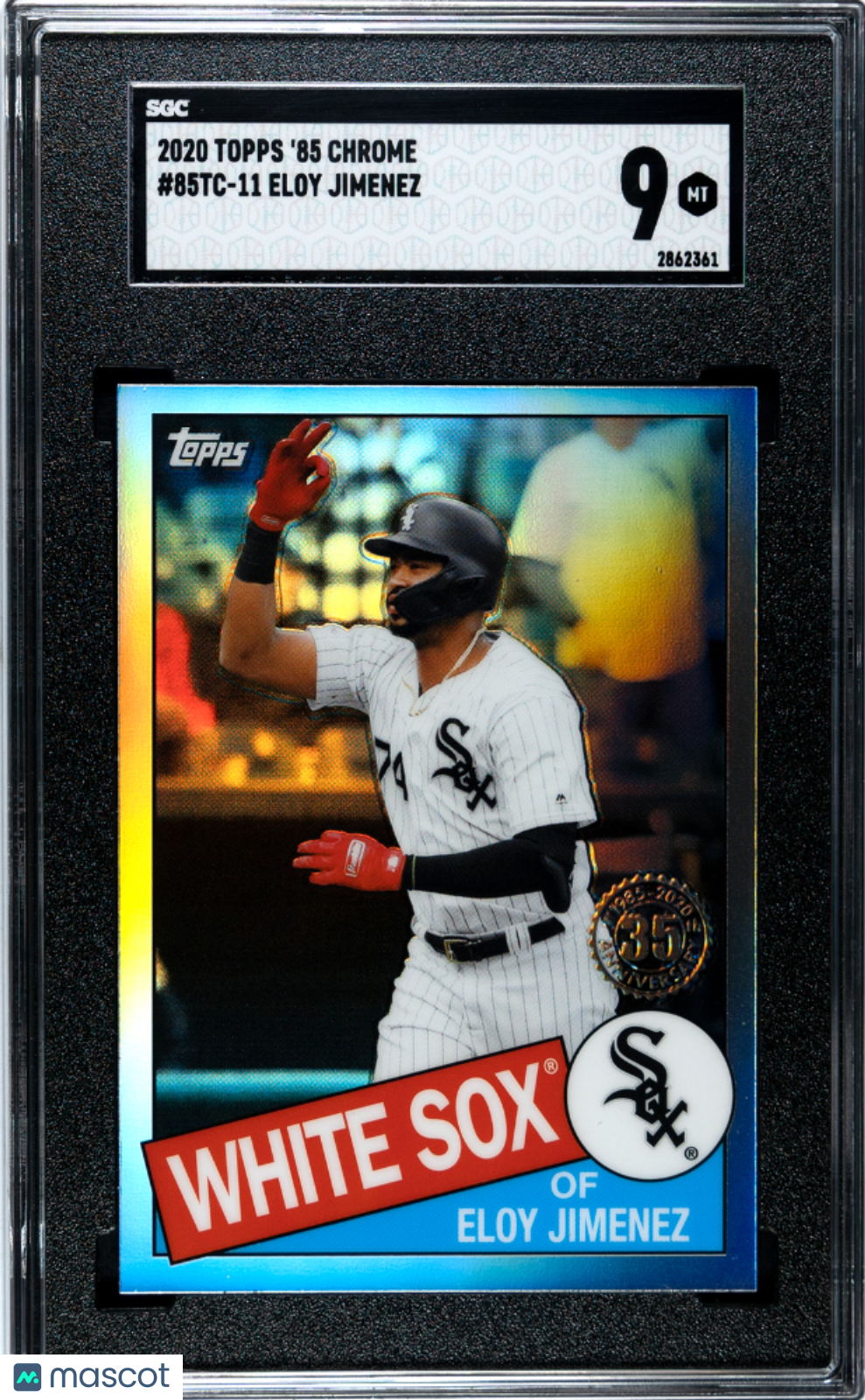 2020 Topps Chrome Eloy Jimenez #85TC-11 '85 Design SGC 9