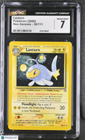 2000 Pokemon Neo Genesis Lanturn CGC 7 #38/111