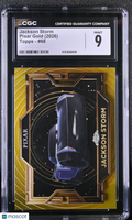 2026 Topps Pixar Gold Jackson Storm #68 CGC 9