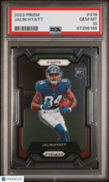 2023 Panini Prizm Jalin Hyatt #378 PSA 10