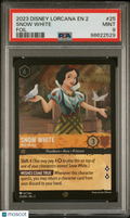 2023 Disney Lorcana EN 2-Rise Of The Floodborn Snow White Foil PSA 9 #25