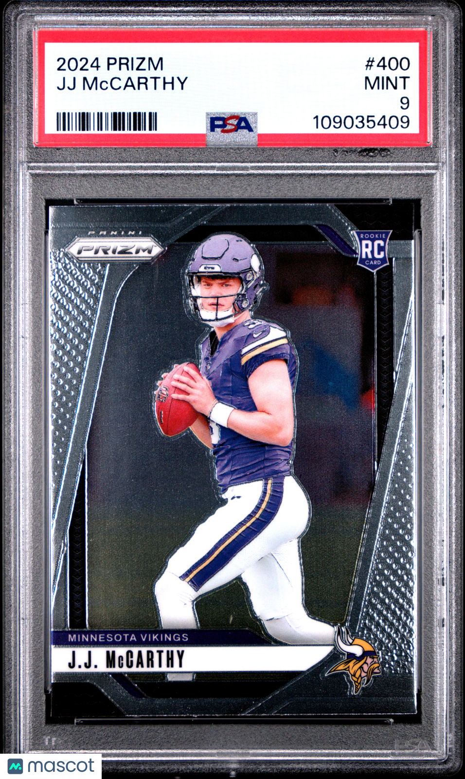 2024 Panini Prizm JJ Mccarthy #400 PSA 9