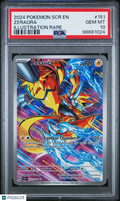2024 Pokemon SCR EN-Stellar Crown Zeraora Illustration Rare PSA 10 #151