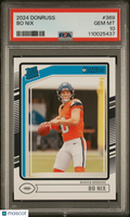 2024 Panini Donruss Bo Nix #369 PSA 10