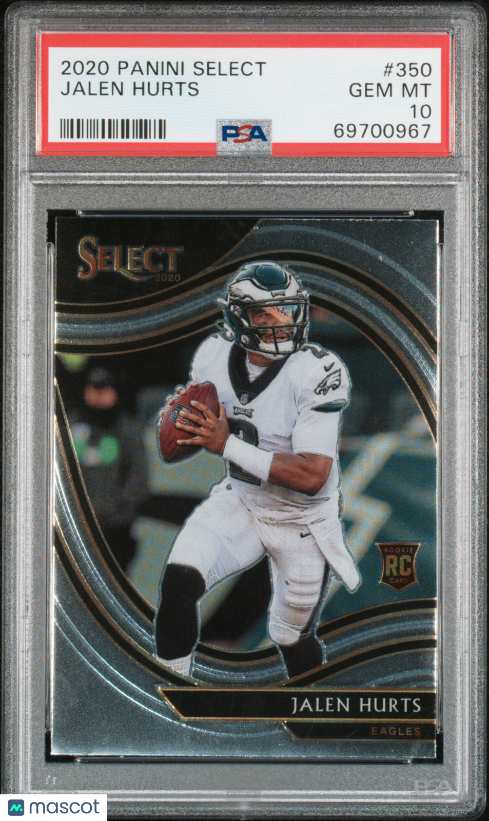 2020 Panini Select Jalen Hurts #350 PSA 10