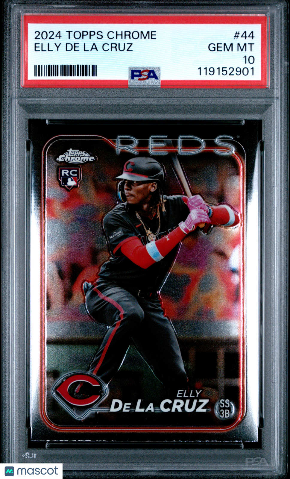 2024 Topps Chrome Elly De La Cruz #44 PSA 10