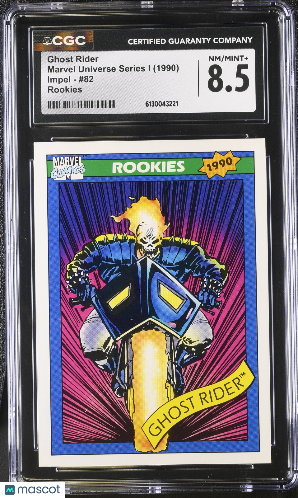 1990 Impel Marvel Universe Series I Ghost Rider #82 CGC 8.5