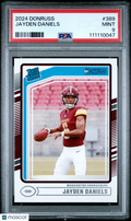 2024 Panini Donruss Jayden Daniels #389 PSA 9