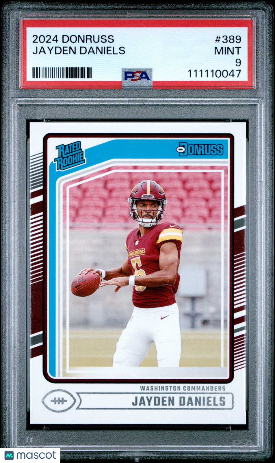 2024 Panini Donruss Jayden Daniels #389 PSA 9
