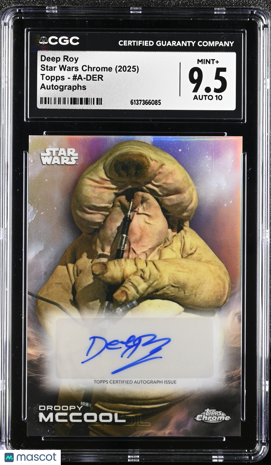 2025 Topps Star Wars Chrome Deep Roy #A-DER CGC 9.5