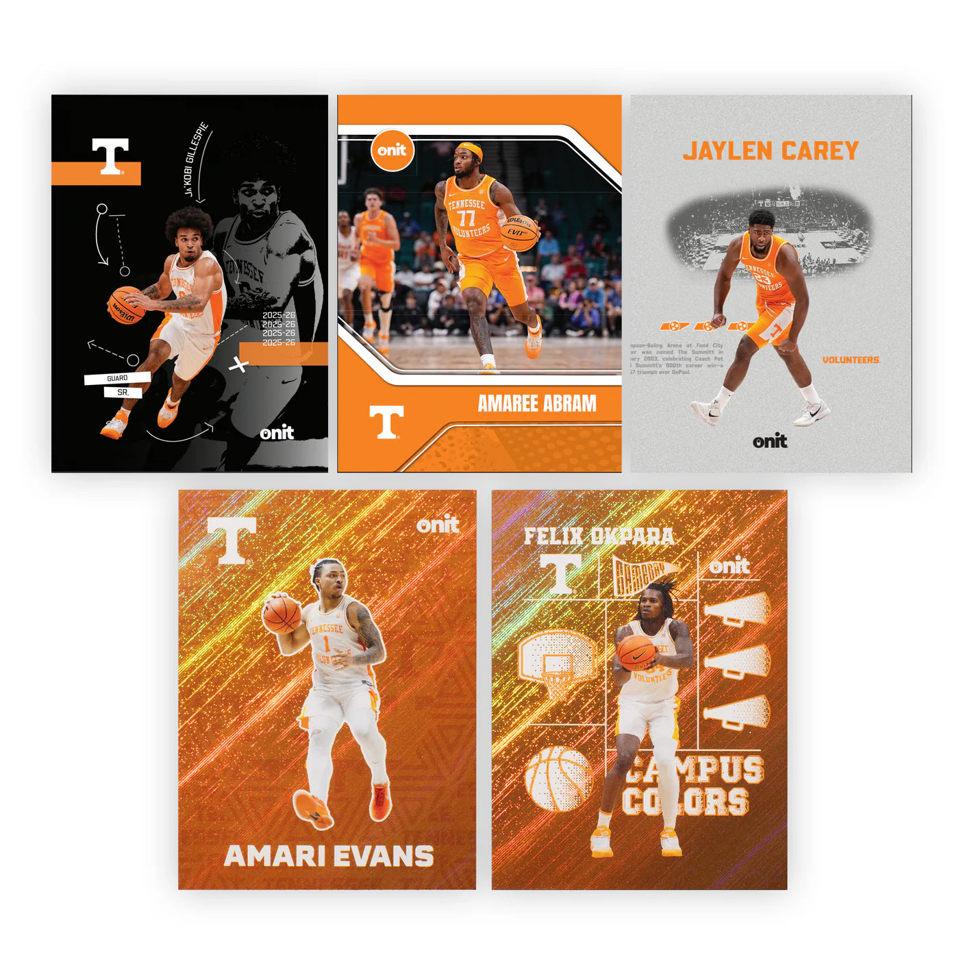 University of Tennessee Men's Basketball 2025-26 Trading Cards - Platinum Box (Guaranteed Autograph)
