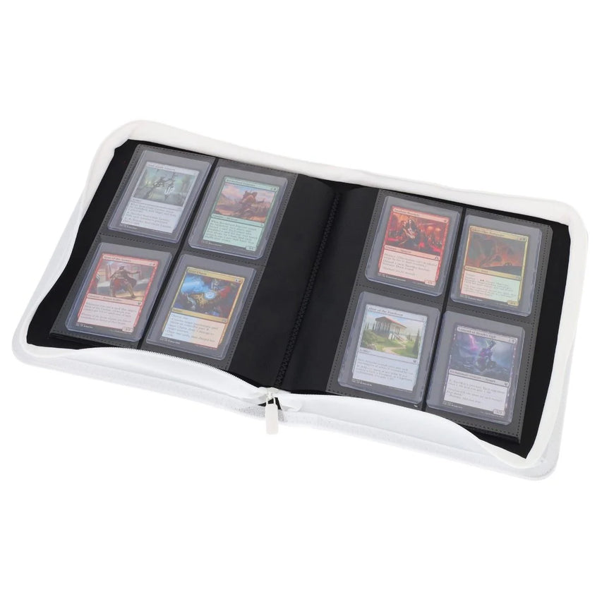BCW Z-Folio 4-Pocket LX Album - Toploaders - White