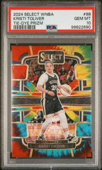 2024 Panini Select WNBA #98 Kristi Toliver Prizms Tie-Dye PSA 10 #/25