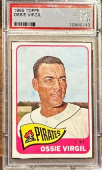 1965 Topps #571 Ossie Virgil PSA 8