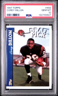 1997 Topps #402 Corey Dillon PSA 10
