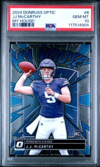 2024 Donruss Optic #6 J.J. McCarthy My House! PSA 10