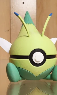 Celebi Inspired Poke Ball