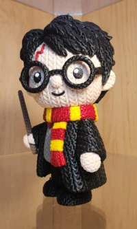 3D Printed Knitted Harry Potter Inspired Figure 8.25"