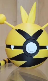 Electabuzz Inspired 3D Printed Poké Ball